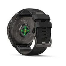 Load image into Gallery viewer, Garmin fenix 9 Pro - 51mm - Carbon Gray DLC Titanium with Black/Pebble Gray Silicone Band