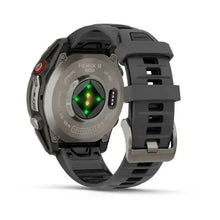 Load image into Gallery viewer, Garmin fenix 8 Pro - 47mm AMOLED Sapphire Titanium with Graphite/black silicone band