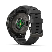 Load image into Gallery viewer, Garmin fenix 9 - 47mm - Carbon Gray DLC Titanium with Black Silicone Band