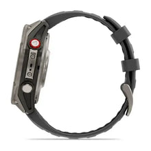 Load image into Gallery viewer, Garmin fenix 8 Pro - 47mm AMOLED Sapphire Titanium with Graphite/black silicone band