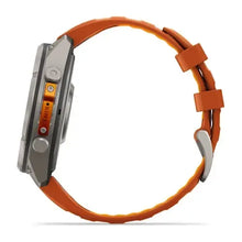 Load image into Gallery viewer, Garmin fenix 9 Pro - 47mm - Titanium with Autumn Orange/Spark Orange Silicone Band
