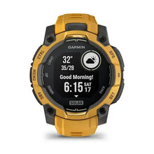 Load image into Gallery viewer, Garmin Instinct 3 – 45 mm, Solar Sunburst with sunburst/grey silicone band