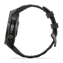 Load image into Gallery viewer, Garmin fenix 9 - 47mm - Carbon Gray DLC Titanium with Black Silicone Band