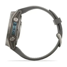 Load image into Gallery viewer, Garmin fenix 9 - 43mm - Titanium with Pebble Gray Silicone Band