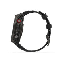 Load image into Gallery viewer, Garmin fenix 8 Pro - 51mm AMOLED Sapphire Carbon grey DLC titanium with black/pebble grey silicone band