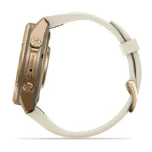 Load image into Gallery viewer, Garmin fenix 9 Pro InReach - 43mm - Autumn Gold Titanium with Cream/French Gray Silicone Band
