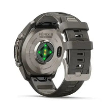 Load image into Gallery viewer, Garmin fenix 9 Pro Solar InReach - 47mm - Titanium with Pebble Gray Silicone Band