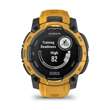 Load image into Gallery viewer, Garmin Instinct 3 – 45 mm, Solar Sunburst with sunburst/grey silicone band