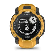 Load image into Gallery viewer, Garmin Instinct 3 – 50 mm, Solar Sunburst with sunburst/grey silicone band