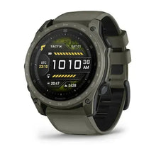 Load image into Gallery viewer, Garmin Tactix 8 - 51 mm AMOLED, Cerakote Coating - Olive Drab - Inc.Applied Ballistics Ultralight Solver - Olive Drab