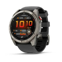 Load image into Gallery viewer, Garmin fenix 8 Pro - 51mm AMOLED Sapphire Titanium with Graphite/black silicone band