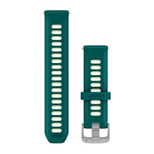Load image into Gallery viewer, Garmin Quick Release 20mm Silicone Band - Teal Green/Citron