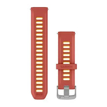 Load image into Gallery viewer, Garmin Quick Release 20mm Silicone Band - Red Pink/Mango