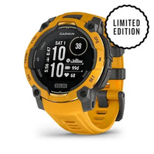 Load image into Gallery viewer, Garmin Instinct 3 – 45 mm, Solar Sunburst with sunburst/grey silicone band
