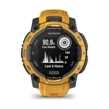 Load image into Gallery viewer, Garmin Instinct 3 – 45 mm, Solar Sunburst with sunburst/grey silicone band