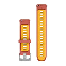 Load image into Gallery viewer, Garmin Quick Release 20mm Silicone Band - Red Pink/Mango