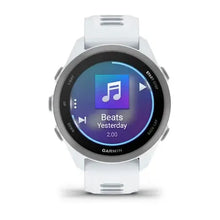Load image into Gallery viewer, Garmin Forerunner 170 Music Smartwatch - Whitestone with Whitestone/Cloud Blue Band