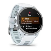 Load image into Gallery viewer, Garmin Forerunner 170 Music Smartwatch - Whitestone with Whitestone/Cloud Blue Band