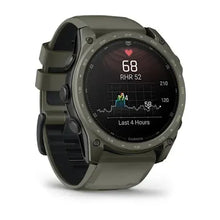 Load image into Gallery viewer, Garmin Tactix 8 - 51 mm AMOLED, Cerakote Coating - Olive Drab - Inc.Applied Ballistics Ultralight Solver - Olive Drab