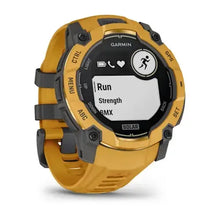 Load image into Gallery viewer, Garmin Instinct 3 – 50 mm, Solar Sunburst with sunburst/grey silicone band