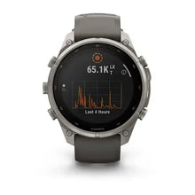 Load image into Gallery viewer, Garmin fenix 9 Pro Solar InReach - 47mm - Titanium with Pebble Gray Silicone Band