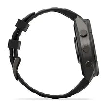 Load image into Gallery viewer, Garmin fenix 9 Pro - 47mm - Carbon Gray DLC Titanium with Black/Pebble Gray Silicone Band