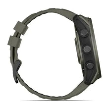 Load image into Gallery viewer, Garmin Tactix 8 - 51 mm AMOLED, Cerakote Coating - Olive Drab - Inc.Applied Ballistics Ultralight Solver - Olive Drab