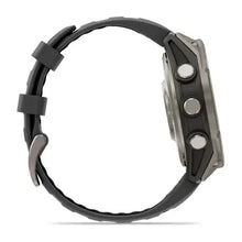 Load image into Gallery viewer, Garmin fenix 8 Pro - 47mm AMOLED Sapphire Titanium with Graphite/black silicone band