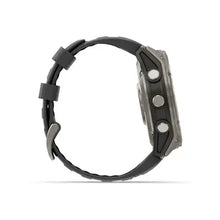 Load image into Gallery viewer, Garmin fenix 8 Pro - 51mm AMOLED Sapphire Titanium with Graphite/black silicone band