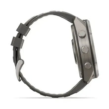 Load image into Gallery viewer, Garmin fenix 9 Pro Solar - 51mm - Titanium with Pebble Gray Silicone Band