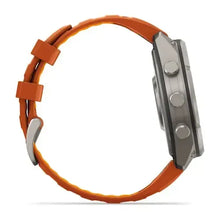 Load image into Gallery viewer, Garmin fenix 9 Pro - 47mm - Titanium with Autumn Orange/Spark Orange Silicone Band