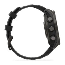 Load image into Gallery viewer, Garmin fenix 8 Pro - 47mm AMOLED Sapphire Carbon grey DLC titanium with black/pebble grey silicone band