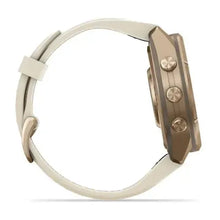 Load image into Gallery viewer, Garmin fenix 9 Pro InReach - 43mm - Autumn Gold Titanium with Cream/French Gray Silicone Band