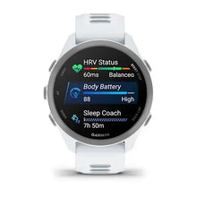 Load image into Gallery viewer, Garmin Forerunner 170 Music Smartwatch - Whitestone with Whitestone/Cloud Blue Band