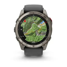 Load image into Gallery viewer, Garmin fenix 8 Pro - 51mm AMOLED Sapphire Titanium with Graphite/black silicone band