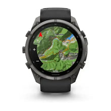 Load image into Gallery viewer, Garmin fenix 9 Pro - 51mm - Carbon Gray DLC Titanium with Black/Pebble Gray Silicone Band