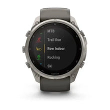 Load image into Gallery viewer, Garmin fenix 9 Pro Solar InReach - 51mm - Titanium with Pebble Gray Silicone Band