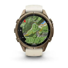 Load image into Gallery viewer, Garmin fenix 9 Pro- 43mm - Autumn Gold Titanium with Cream/French Gray Silicone Band