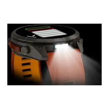 Load image into Gallery viewer, Garmin fenix 9 Pro - 51mm - Titanium with Autumn Orange/Spark Orange Silicone Band