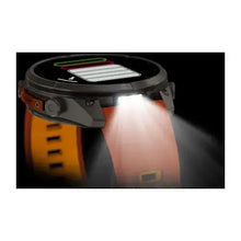 Load image into Gallery viewer, Garmin fenix 9 Pro - 47mm - Titanium with Autumn Orange/Spark Orange Silicone Band