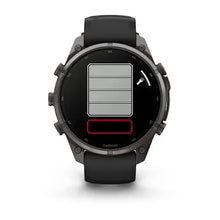 Load image into Gallery viewer, Garmin fenix 9 Pro - 47mm - Carbon Gray DLC Titanium with Black/Pebble Gray Silicone Band
