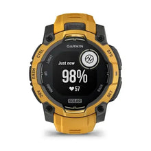 Load image into Gallery viewer, Garmin Instinct 3 – 45 mm, Solar Sunburst with sunburst/grey silicone band