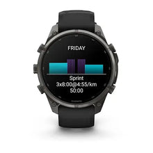 Load image into Gallery viewer, Garmin fenix 9 Pro InReach - 47mm - Carbon Gray DLC Titanium with Black/Pebble Gray Silicone Band