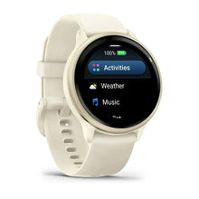 Load image into Gallery viewer, Garmin Vivoactive 6 - Lunar Gold with Bone Band