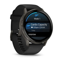 Load image into Gallery viewer, Garmin Venu 4 - 45mm - Slate with Black Silicone Band