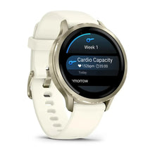 Load image into Gallery viewer, Garmin Venu 4 - 41mm - Lunar Gold with Bone Silicone Band