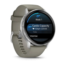 Load image into Gallery viewer, Garmin Venu 4 - 45mm - Silver with Silver Gray Silicone Band