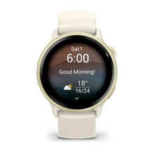 Load image into Gallery viewer, Garmin Vivoactive 6 - Lunar Gold with Bone Band