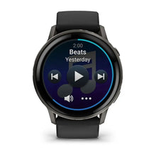 Load image into Gallery viewer, Garmin Venu 4 - 45mm - Slate with Black Silicone Band