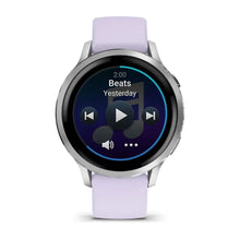 Load image into Gallery viewer, Garmin Venu 4 - 41mm - Silver with Periwinkle Silicone Band